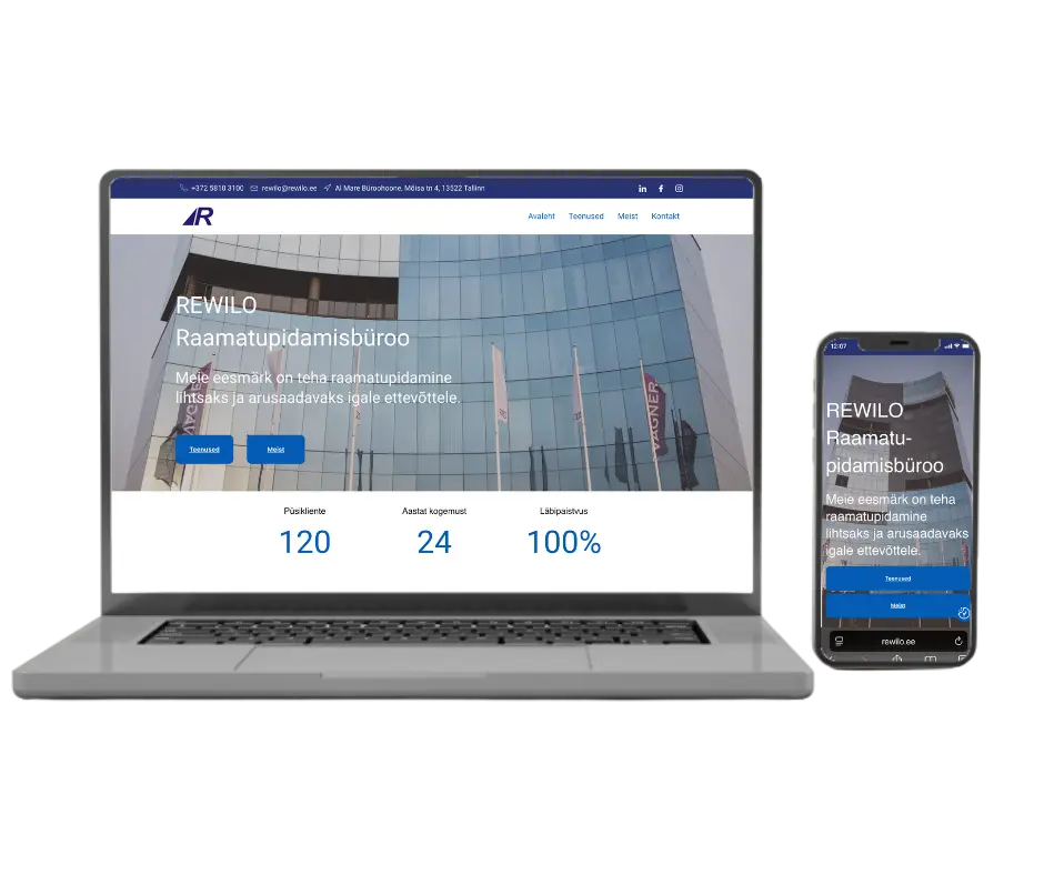 Wordpress website for accountancy firm in Europe