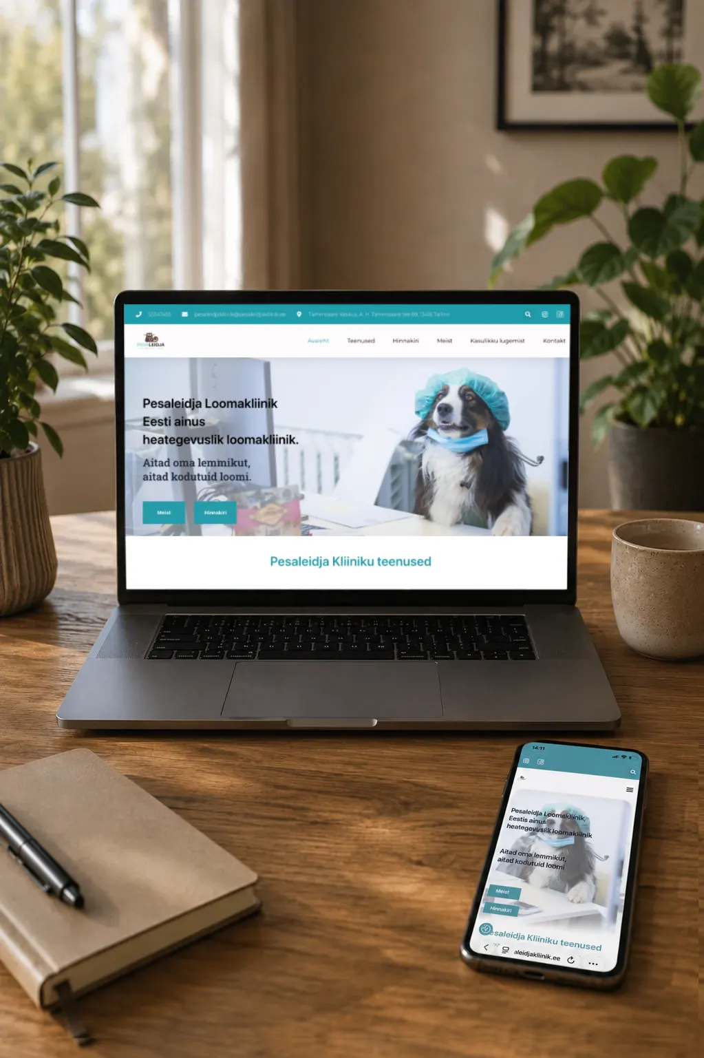 Web design process at WebKeeper Studio